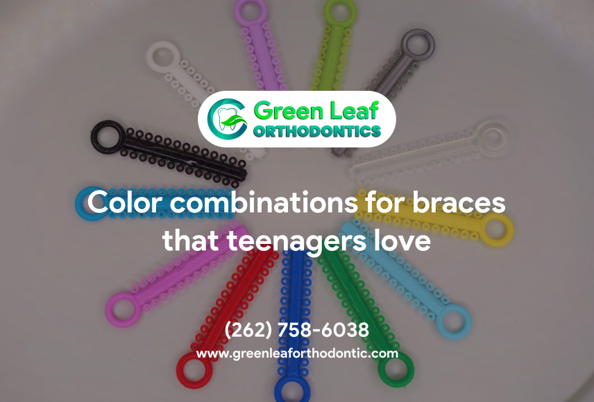 Top 5 color combinations for braces that teenagers love